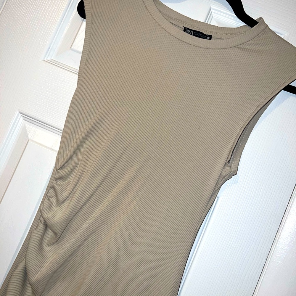 Midi tank dress - Zara